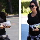  Pregnant Kourtney Kardashian shows off her growing baby bump