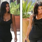 Kim Kardashian make-up free