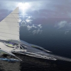  Futuristic TRIMARAN Yacht with Solar Panels