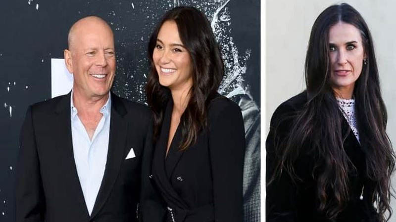  Bruce Willis Reunites with Wife and Daughters
