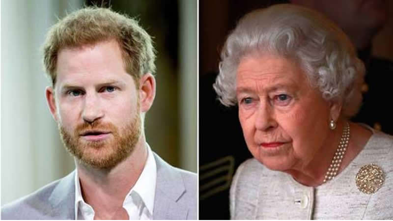 Queen breaks down Harry relationship