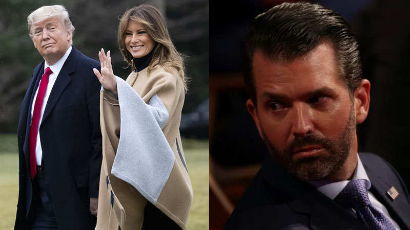  Donald Trump Jr. Defends Stepmother Melania Trump’s Christmas Decorations, Orders Critics to Apologize