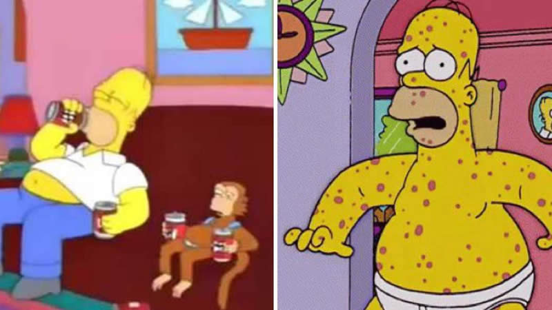  ‘The Simpsons’ Fans say Show ‘Predicted’ Monkeypox
