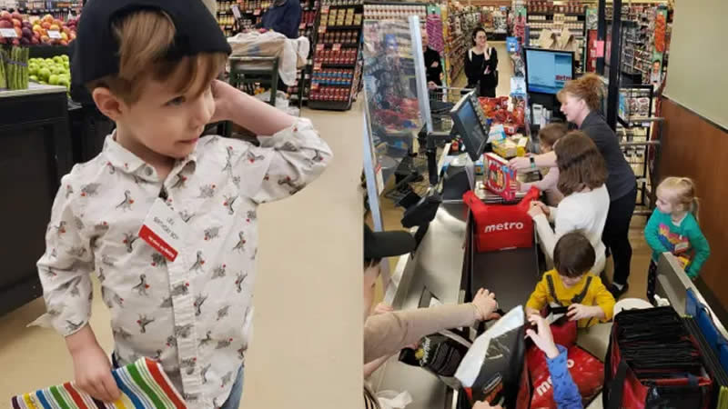  Ontario boy celebrates birthday at Metro grocery store: ‘I’m not crying, you are