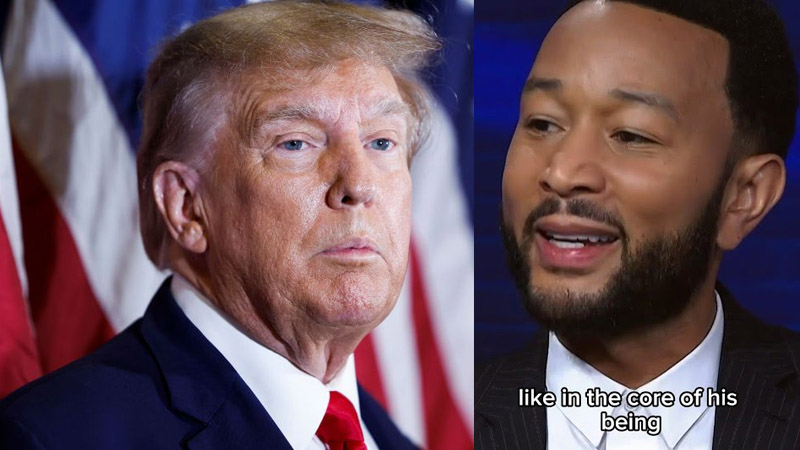  John Legend hits out at Donald Trump, calling him a ‘racist’John Legend hits out at Donald Trump, calling him a ‘racist’