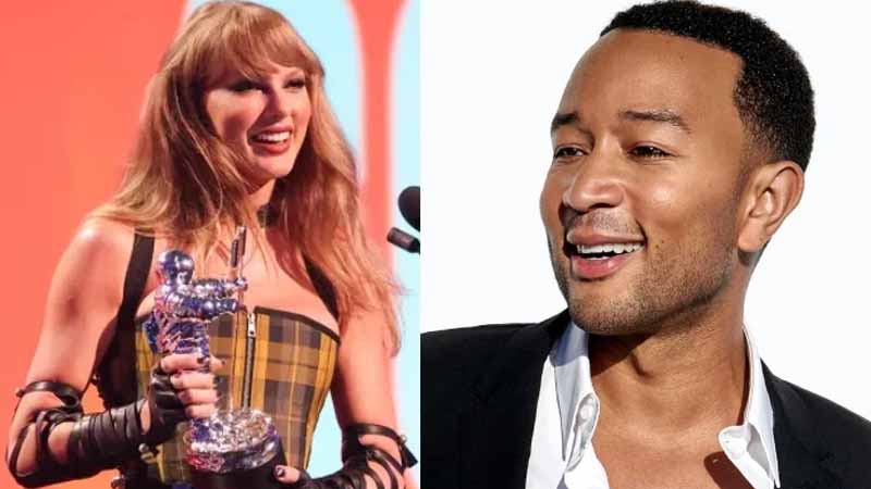 Taylor Swift and John Legend