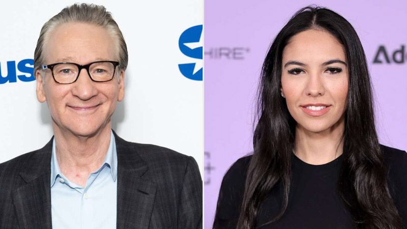 Bill Maher and Noor Alfallah