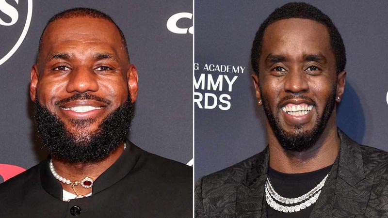 Diddy and LeBron James