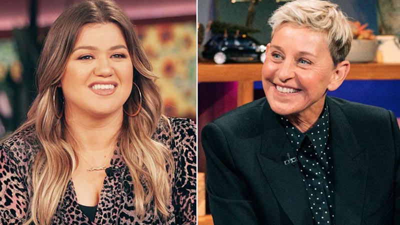 Ellen DeGeneres and Kelly Clarkson