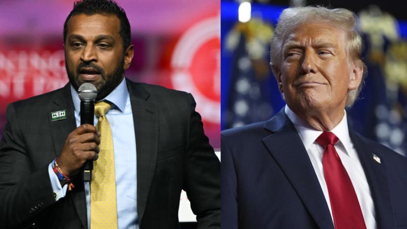 Kash Patel and trump