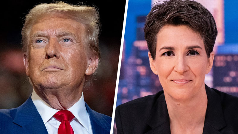 rachel maddow and trump